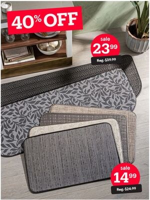 Textaline Anti-Fatigue Memory Foam Mat