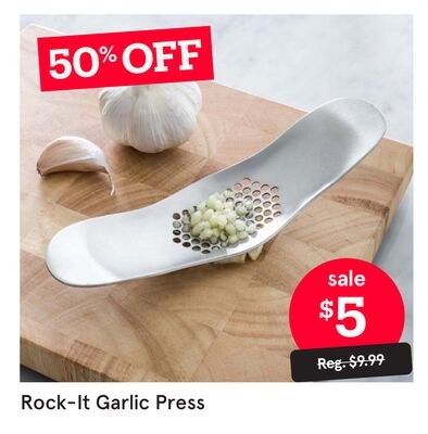 Rock-It Garlic Press