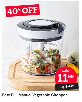 Easy Pull Manual Vegetable Chopper