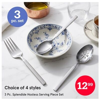 3 Pc. Splendide Hostess Serving Piece Set