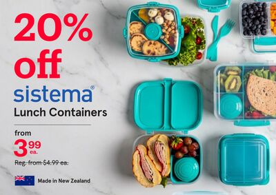 sistema® Lunch Containers