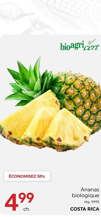 Ananas biologique