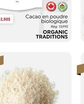 Riz sauvage biologique en vrac
