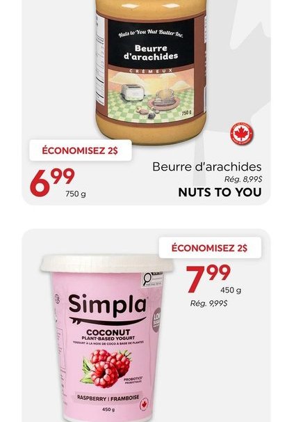 Beurre d'arachides Nuts to You