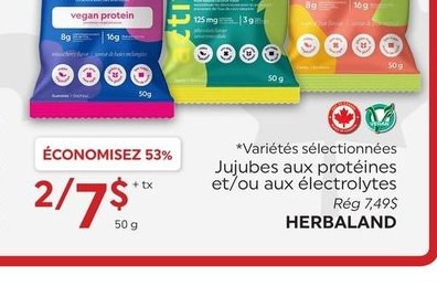 Variétés sélectionnées Jujubes aux protéines et…