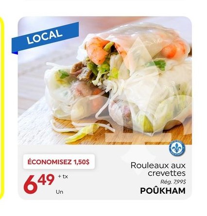 Rouleaux aux crevettes POUKHAM