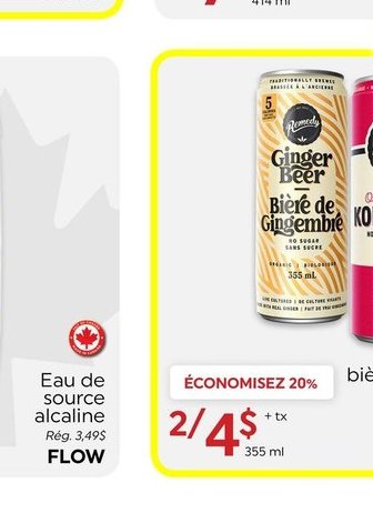 REMEDY Kombucha ou bière de gingembre biologique