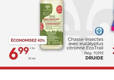Chasse-insectes avec eucalyptus citronné EcoTra…