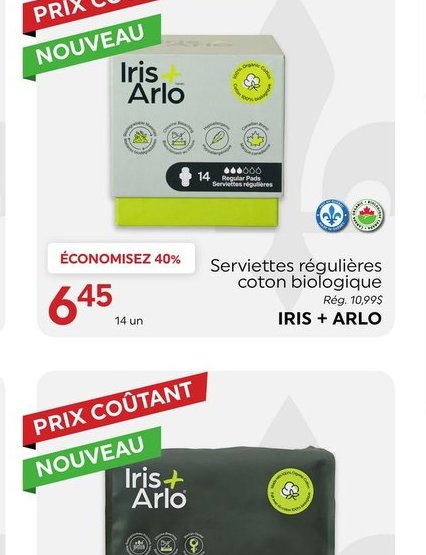 Iris + Arlo Serviettes régulières coton biologi…