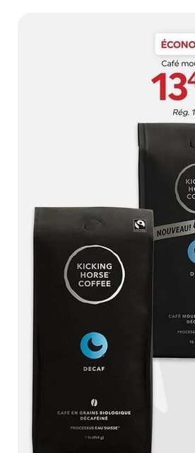 Café moulu biologique KICKING HORSE