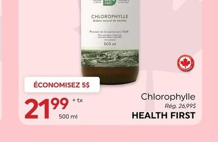 Chlorophylle HEALTH FIRST