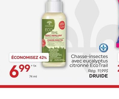 Chasse-insectes avec eucalyptus citronné EcoTra…