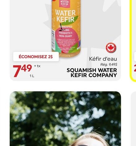 Squamish Water Kefir Company Kéfir d'eau