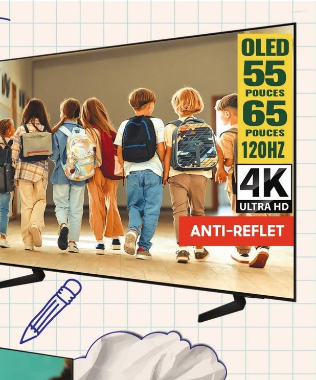 Samsung Smart TV OLED 65 pouces 4K Ultra HD