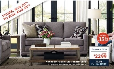 Kennedy Fabric Stationary Sofa