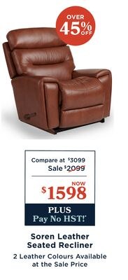 Soren Leather Seated Recliner