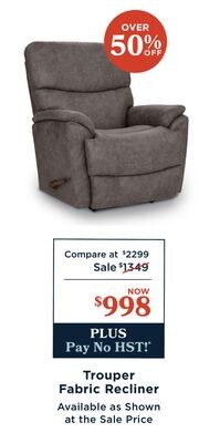 Trooper Fabric Recliner