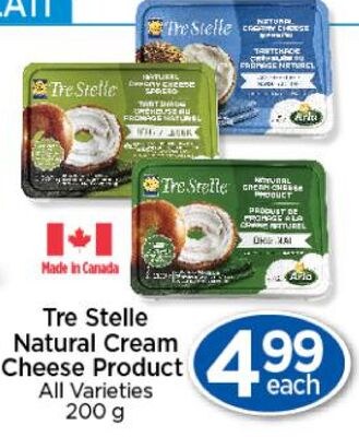 Tre Stelle Natural Cream Cheese Product