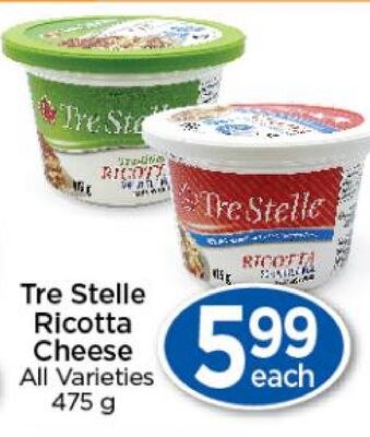 Tre Stelle Ricotta Cheese