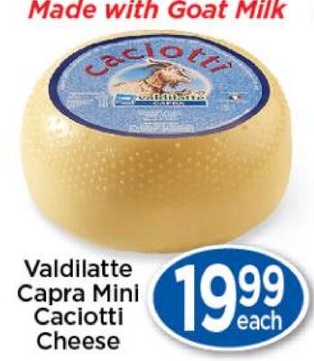 Valdilatte Capra Mini Caciotti Cheese