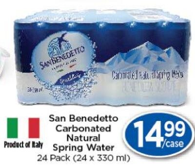 San Benedetto Carbonated Natural Spring Water
