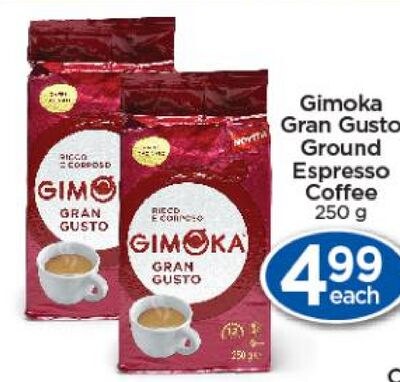 Gimoka Gran Gusto Ground Espresso Coffee
