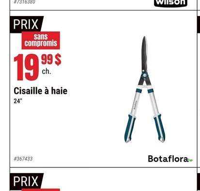 Cisaille à haie