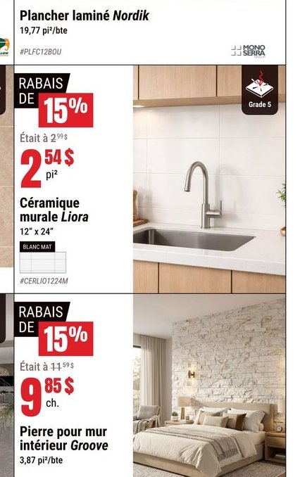 Céramique murale Liora