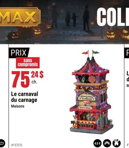 Le carnaval du carnage Lemax