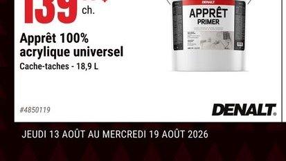 Apprêt 100% acrylique universel Cache-taches - …