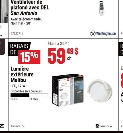 Ventilateur de plafond avec DEL San Antonio Wes…