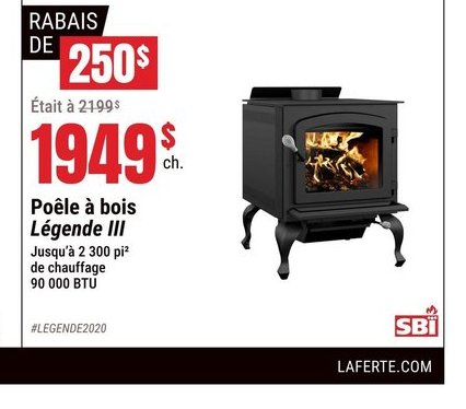 Poêle à bois Légende III