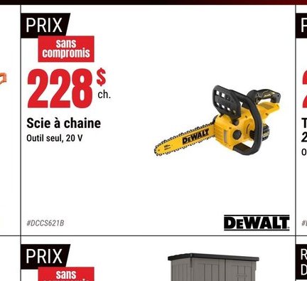DeWALT Scie à chaîne 20V MAX