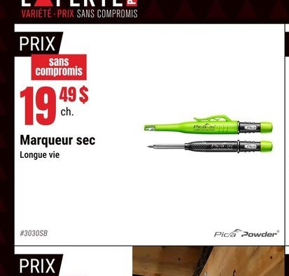 Marqueur sec Longue vie