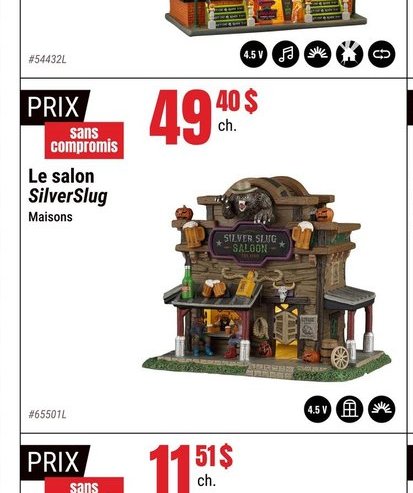 Le salon SilverSlug Lemax