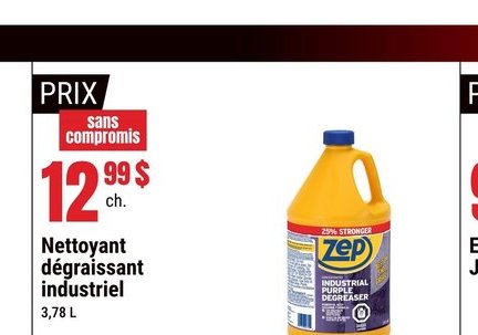 Nettoyant dégraissant industriel