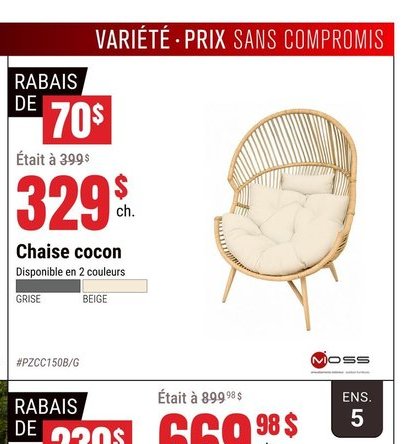 Chaise cocon