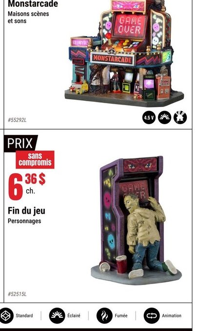 Monstarcade Maisons scènes et sons