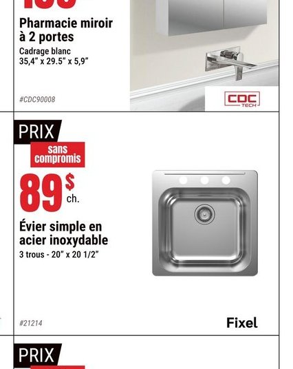 Pharmacie miroir à 2 portes Cadre blanc 35,4" x…