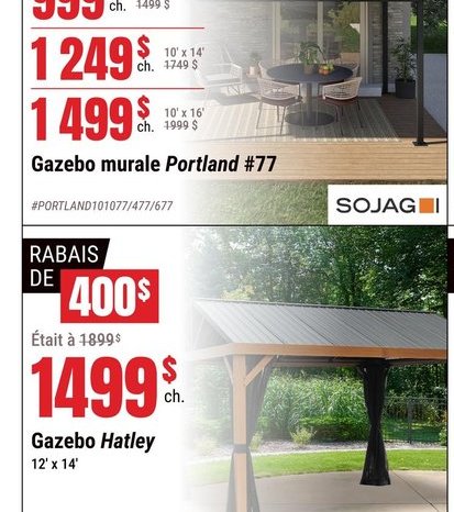 Gazebo murale Portland #77
