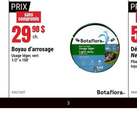 Boyau d'arrosage