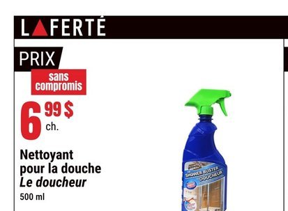 Nettoyant pour la douche Le doucheur
