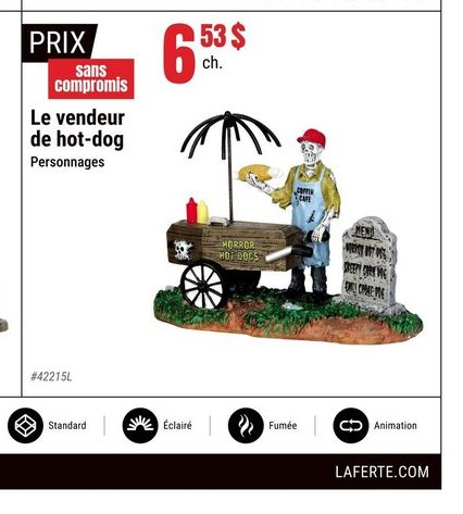 Le vendeur de hot-dog Lemax