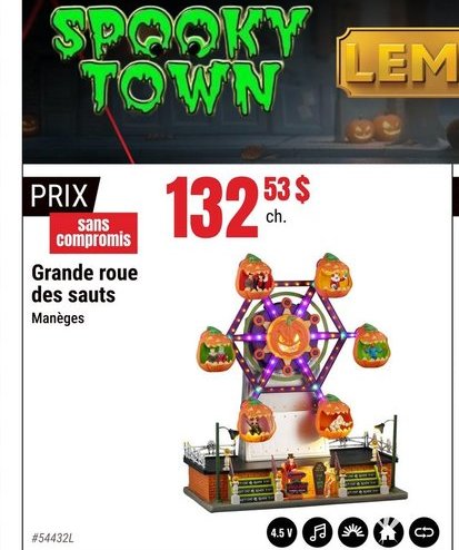 Grande roue des sauts Spooky Town