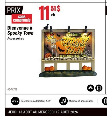 Bienvenue à Spooky Town Lemax