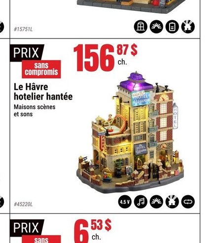 Le Hâvre hôtelier hanté Lemax