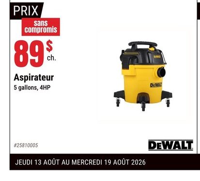 DeWALT Aspirateur