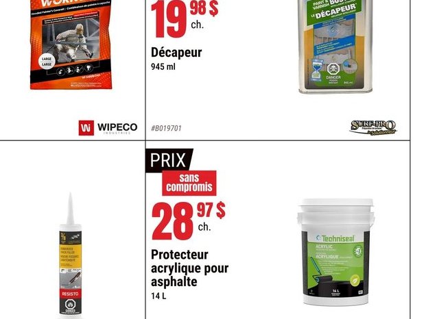 Combinaison polyvalente Wipeco