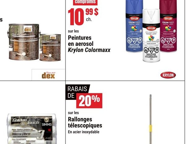 Peintures en aérosol Krylon Colormaxx