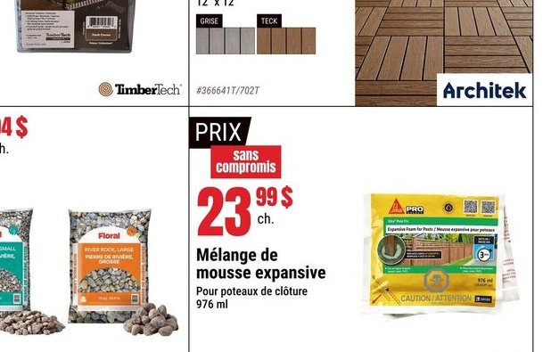 Mélange de mousse expansive 976 ml pour pare-cl…